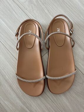 Zara Rhinestone Sandals